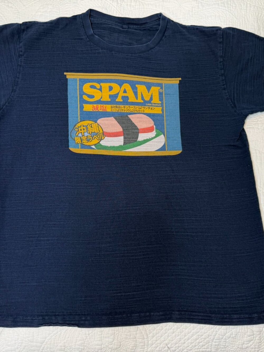 SPAM Okinawa Musubi Graphic Tee - Navy XL